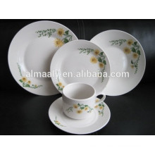 20 pcs round porcelain dinner set